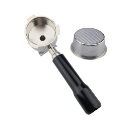 Portafiltrs ar dubulto snīpi 4Barista 51 mm – De’Longhi Dedica (melns rokturis)