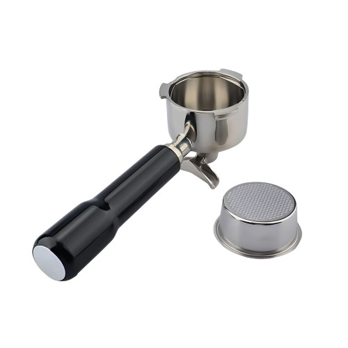Portafiltrs ar dubulto snīpi 4Barista 51 mm – De’Longhi Dedica (melns rokturis)