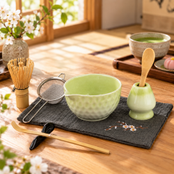 Matcha set 4Barista (light green) – keramikas komplekts matcha tējas pagatavošanai 