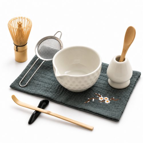 FAQ - Jautājumi par produktu  Matcha set 4Barista (white) – keramikas komplekts matcha tējas pagatavošanai 
