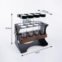 Kafijas pupiņu uzglabāšanas tūbiņu komplekts 4Barista