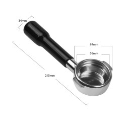 Portafiltrs bez dibena 4Barista – Bottomless Portafilter double 58 mm