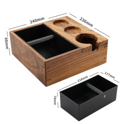 Tamper stacija ar Knock box 4Barista