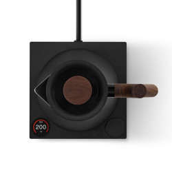 Fellow Corvo EKG PRO Matte Black with Walnut Handle | Elektriskā tējkanna
