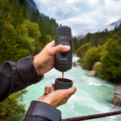 Wacaco NanoPresso (melns) + aizsargsoma - Lietots