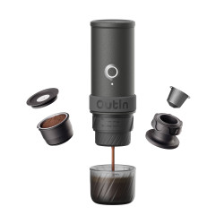 Outin Mino (Space grey) - ceļojumu kafijas automāts