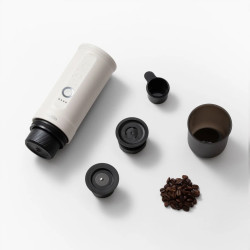 OutIn Nano 2 (Pearl white) — ceļojumu kafijas automāts