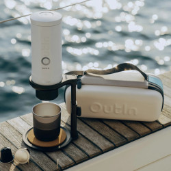 OutIn Nano 2 (Pearl white) — ceļojumu kafijas automāts
