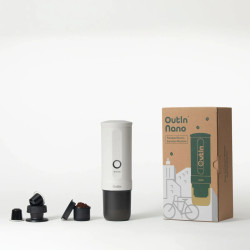 OutIn Nano 2 (Pearl white) — ceļojumu kafijas automāts