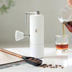 Timemore Chestnut C5 PRO (balta) – kafijas dzirnaviņas