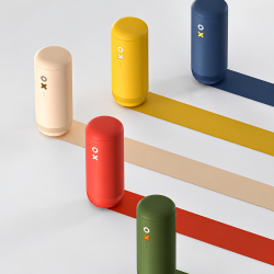 Timemore × Nuttii OX Lite – pārnēsājama elektriskā kafijas dzirnaviņa (dzeltena)