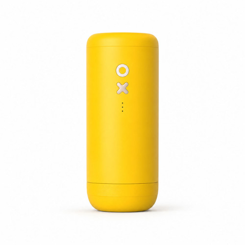Timemore × Nuttii OX Lite – pārnēsājama elektriskā kafijas dzirnaviņa (dzeltena)