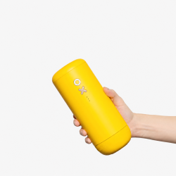 Timemore × Nuttii OX Lite – pārnēsājama elektriskā kafijas dzirnaviņa (dzeltena)