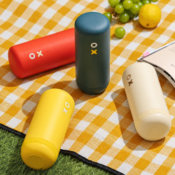 Timemore × Nuttii OX Lite – pārnēsājama elektriskā kafijas dzirnaviņa (dzeltena)