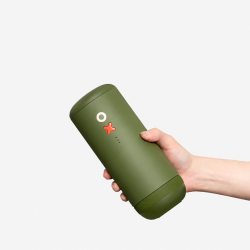 Timemore × Nuttii OX Lite – pārnēsājama elektriskā kafijas dzirnaviņa (zaļa)