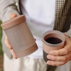 Wacaco „Prestina“ (clay pink) – pārnēsājams kafijas pagatavotājs