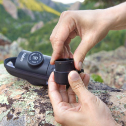 Wacaco NanoPresso (melns) + aizsargsoma - Lietots