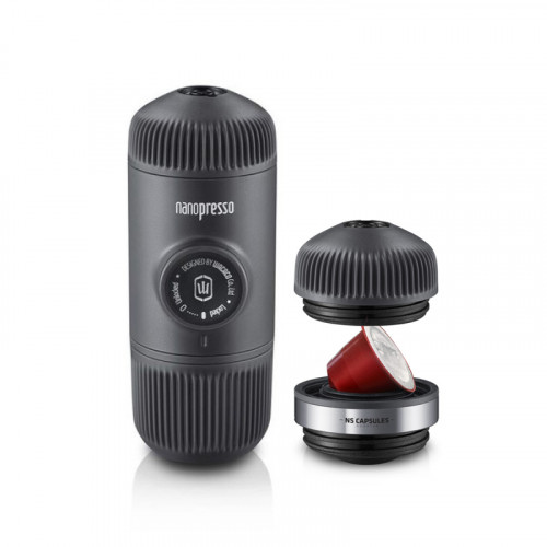 Wacaco NanoPresso (melns) + Nespresso adapteris - Lietots Wacaco NanoPresso (melns) + Nespresso adapteris - Lietots