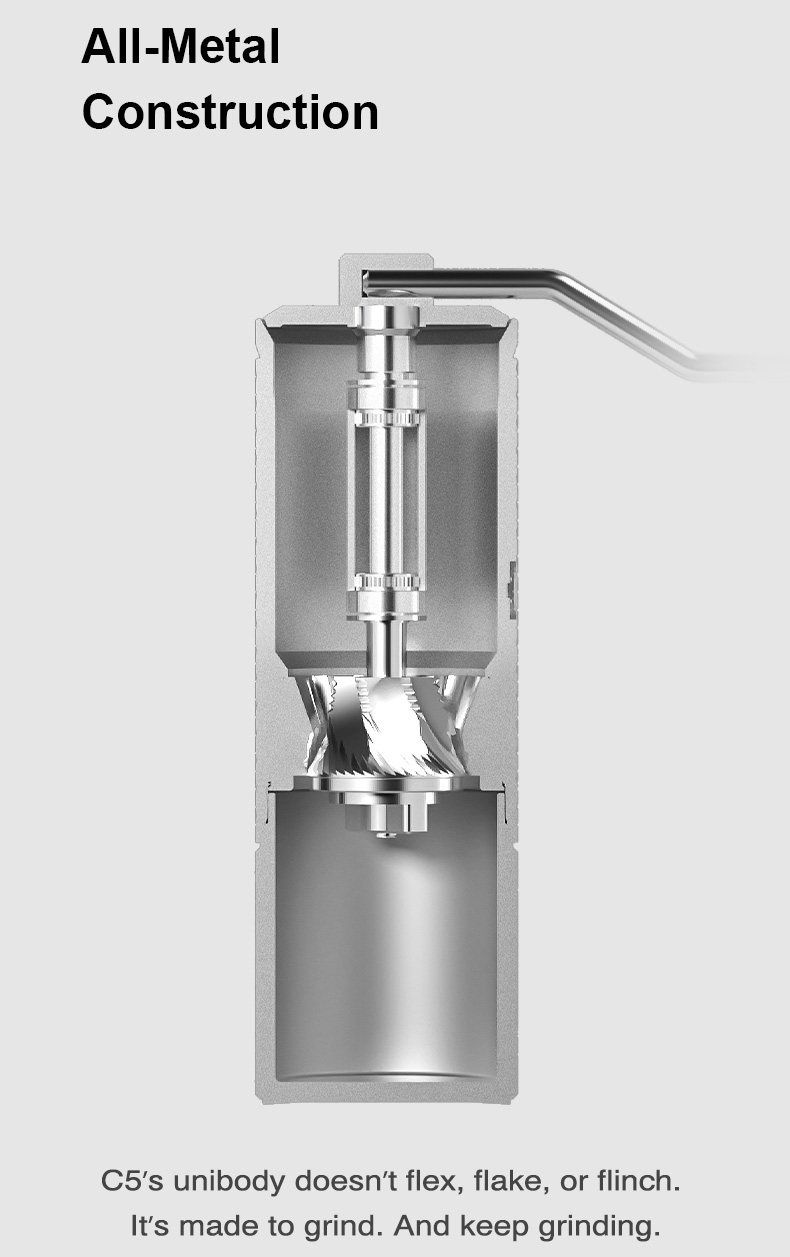 Timemore Chestnut C5 ESP Pro kafijas dzirnaviņas